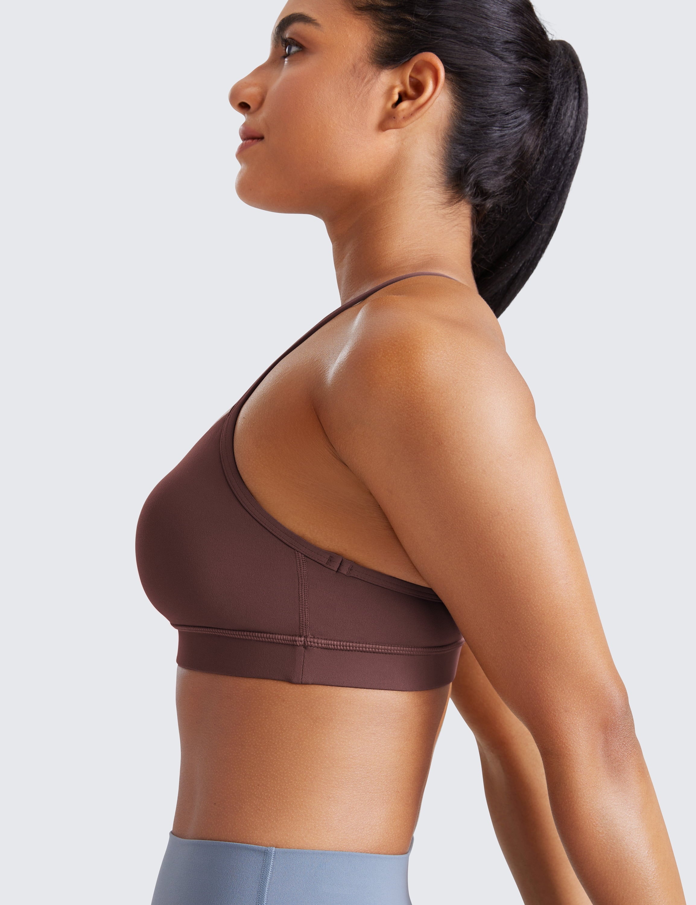 Butterluxe Womens Workout Bras Wireless Racerback Padded Sports Bra Yoga