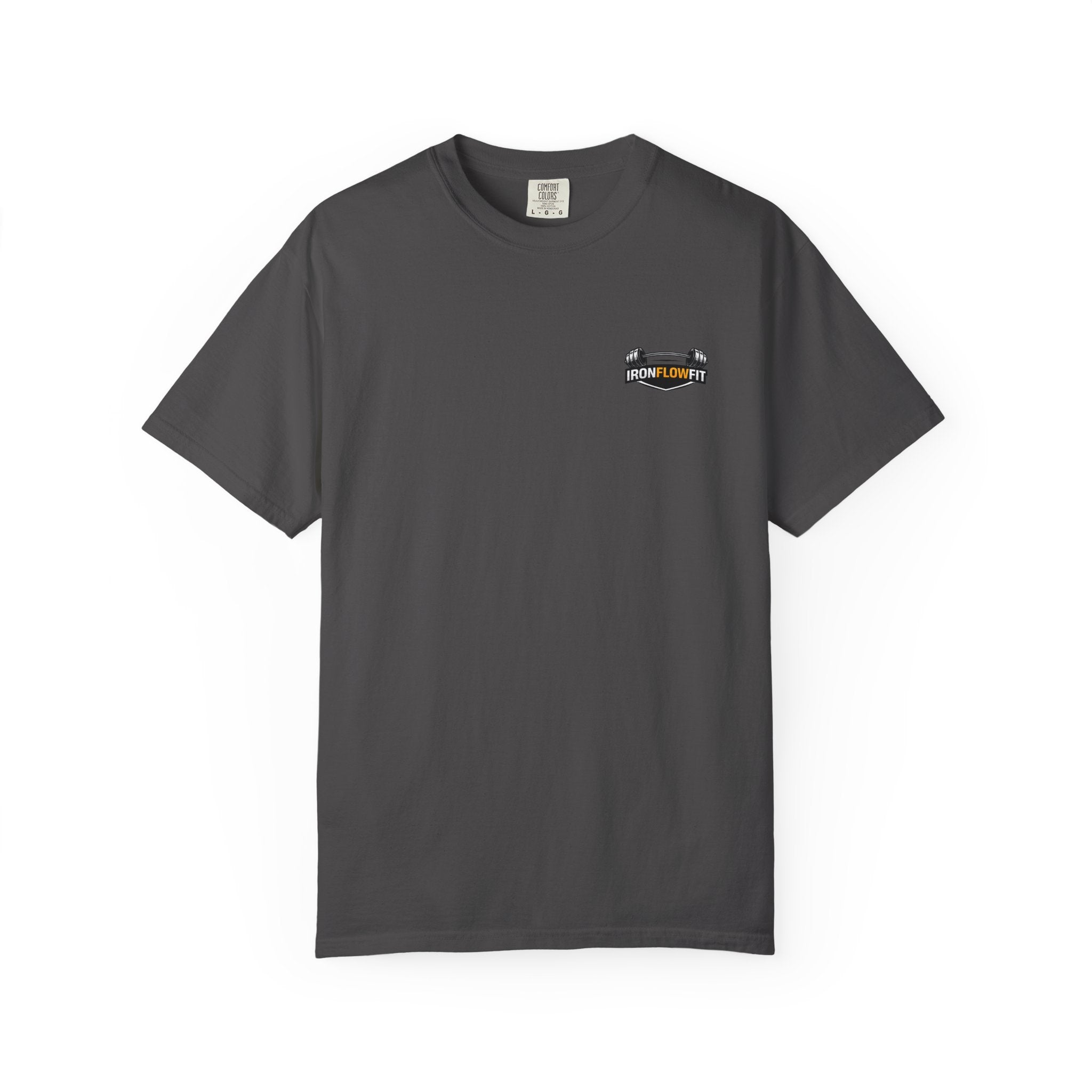 Feel Good. Live Better. T-Shirt | Small Chest Logo, Back Slogan