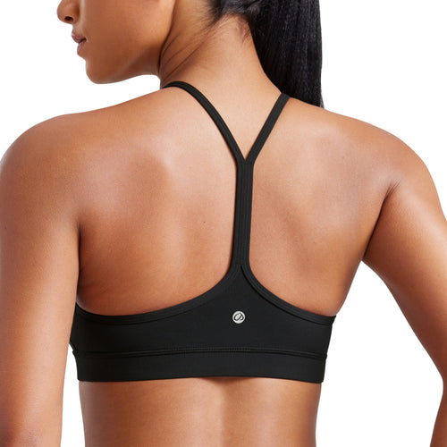 Butterluxe Womens Workout Bras Wireless Racerback Padded Yoga Sports Bra